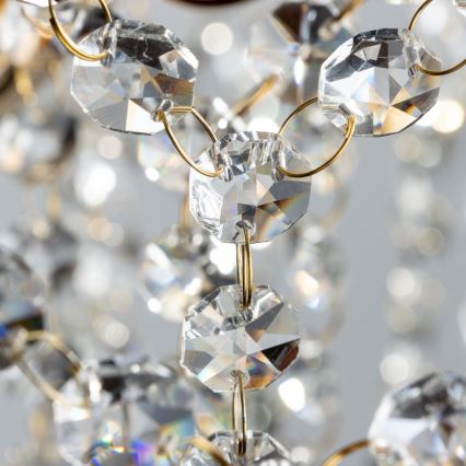 Brilagi - Plafonski luster CRYSTAL 6xE14/60W/230V zlatna