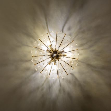 Brilagi - Plafonski luster CRYSTAL 6xE14/60W/230V zlatna