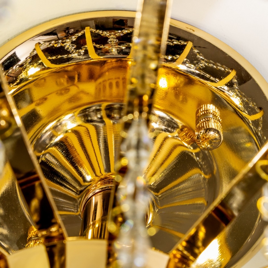 Brilagi - Plafonski luster CRYSTAL 6xE14/60W/230V zlatna