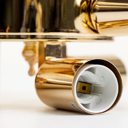 Brilagi - Plafonski luster CRYSTAL 6xE14/60W/230V zlatna