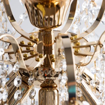 Brilagi - Plafonski luster CRYSTAL 6xE14/60W/230V zlatni