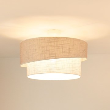 Brilagi - Plafonski luster DOVER SHINE 1xE27/15W/230V prečnik 50 cm siva/krem