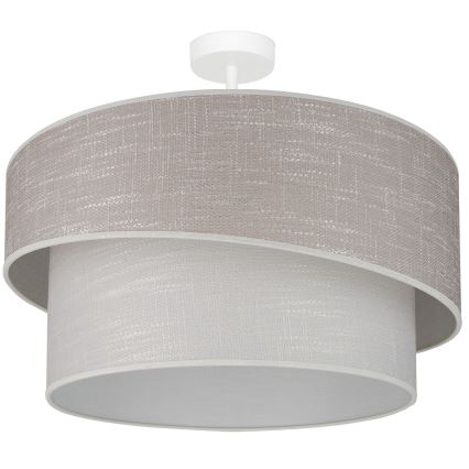 Brilagi - Plafonski luster DOVER SHINE 1xE27/15W/230V prečnik 50 cm siva/krem