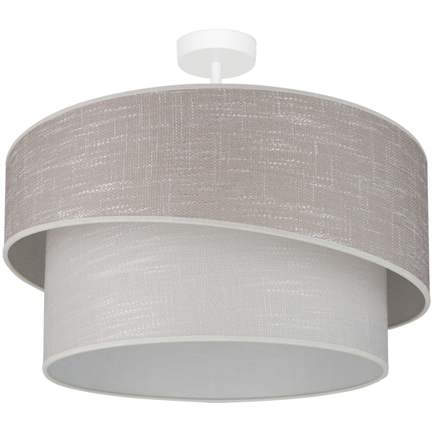 Brilagi - Plafonski luster DOVER SHINE 1xE27/15W/230V prečnik 50 cm siva/krem