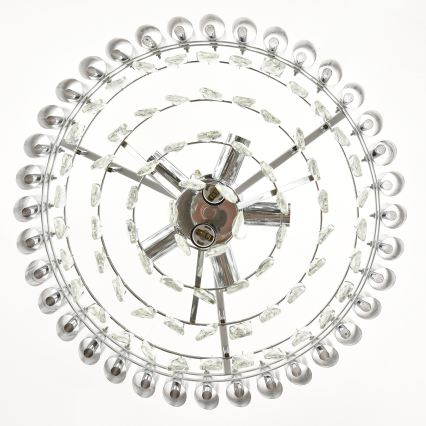 Brilagi - Plafonski luster ECLIPSE 7xE14/10W/230V, prečnik 48 cm, srebrni