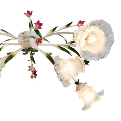 Brilagi - Plafonski luster FLORA 6xE14/60W/230V