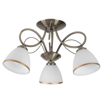 Brilagi - plafonski luster FRED 3xE27/60W/230V, prečnik 59 cm, bronzan