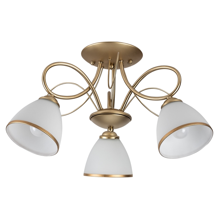 Brilagi - Plafonski luster FRED 3xE27/60W/230V prečnik 59 cm zlatni