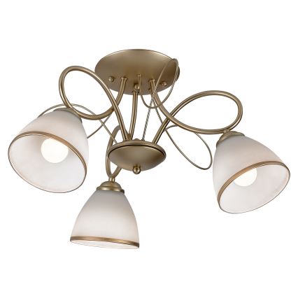 Brilagi - Plafonski luster FRED 3xE27/60W/230V prečnik 59 cm zlatni