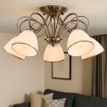 Brilagi - Plafonski luster FRED 5xE27/60W/230V prečnik 59 cm bronza
