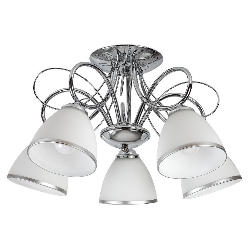 Brilagi - Plafonski luster FRED 5xE27/60W/230V prečnik 59 cm sjajni hrom
