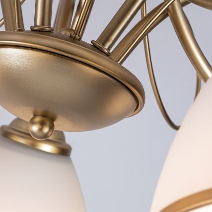 Brilagi - Plafonski luster FRED 5xE27/60W/230V prečnik 59 cm zlatni