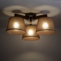 Brilagi - Plafonski luster LATTE 3xE27/15W/230V borovina/braon