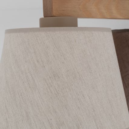 Brilagi - Plafonski luster LATTE 3xE27/15W/230V borovina/mix