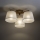 Brilagi - Plafonski luster LATTE SABIA 3xE27/15W/230V borovina/bela