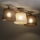 Brilagi - Plafonski luster LATTE SABIA 3xE27/15W/230V borovina/miks