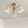Brilagi - Plafonski luster LUND WOOD 3xE27/40W/230V prečnik 50 cm drvo