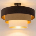 Brilagi - Plafonski luster LUNETA 1xE27/60W/230V prečnik 40 cm braon/bež/krem