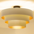 Brilagi - Plafonski luster LUNETA 1xE27/60W/230V prečnik 40 cm krem/zlatna