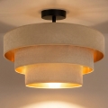 Brilagi - Plafonski luster LUNETA 1xE27/60W/230V prečnika 40 cm bež/zlatna