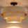 Brilagi - Plafonski luster LUNETA 1xE27/60W/230V prečnika 40 cm bež/zlatna