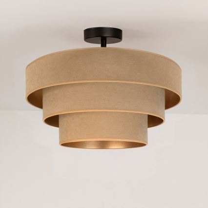 Brilagi - Plafonski luster LUNETA 1xE27/60W/230V prečnika 40 cm bež/zlatna