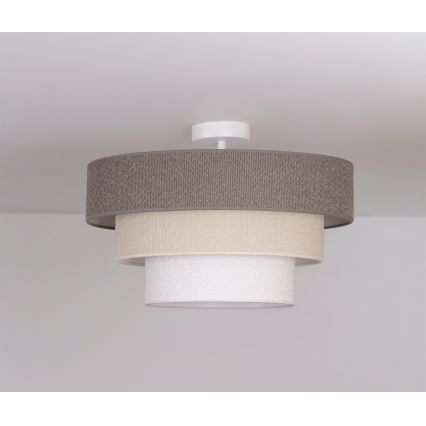 Brilagi - Plafonski luster LUNETA 1xE27/60W/230V Ø 40 cm siva/krem/bela