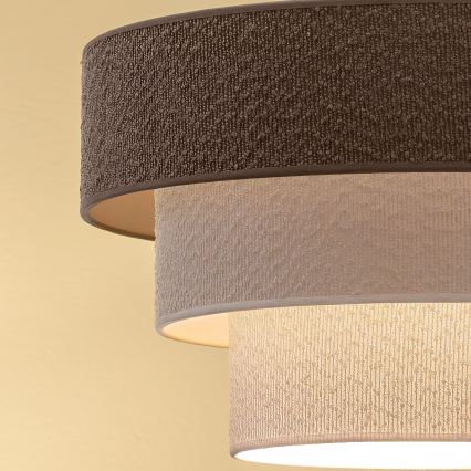 Brilagi - Plafonski luster LUNETA 1xE27/60W/230V Ø 40 cm siva/krem/bela