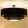 Brilagi - Plafonski luster LUNETA 3xE27/60W/230V prečnik 80 cm crna/zlatna