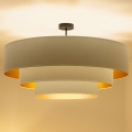 Brilagi - Plafonski luster LUNETA 3xE27/60W/230V prečnik 80 cm krem/zlatna