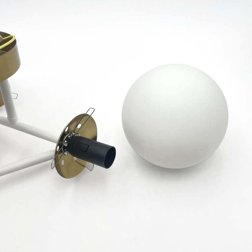 Brilagi - Plafonski luster MALIVA 3xE14/15W/230V zlatna/bela