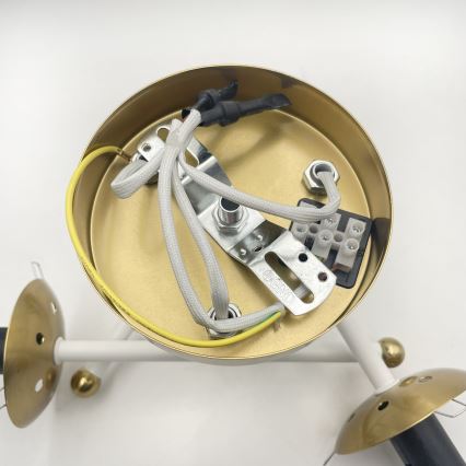 Brilagi - Plafonski luster MALIVA 3xE14/15W/230V zlatna/bela