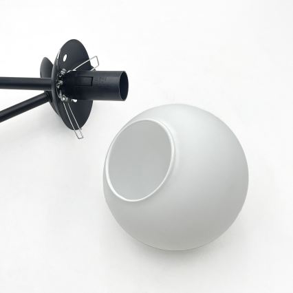 Brilagi - Plafonski luster MALIVA 4xE14/15W/230V crna/bela