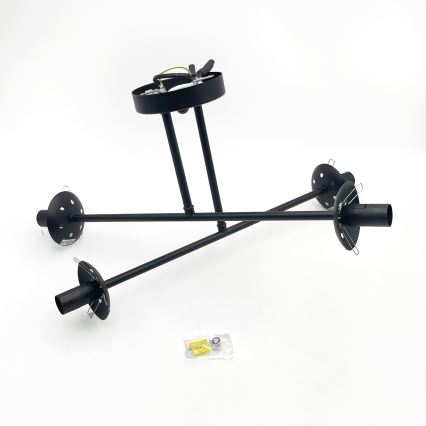 Brilagi - Plafonski luster MALIVA 4xE14/15W/230V crna/zadimljeno