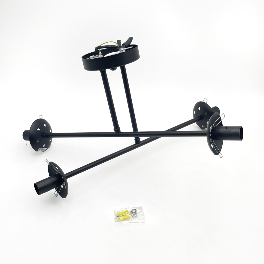 Brilagi - Plafonski luster MALIVA 4xE14/15W/230V crna/zadimljeno