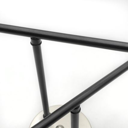 Brilagi - Plafonski luster MALIVA 4xE14/15W/230V mat hrom/zadimljeno staklo