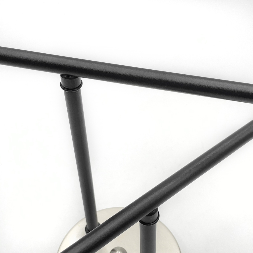 Brilagi - Plafonski luster MALIVA 4xE14/15W/230V mat hrom/zadimljeno staklo