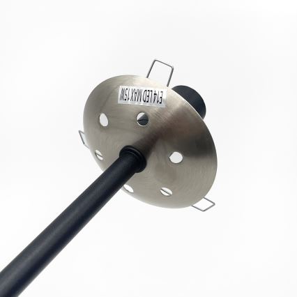 Brilagi - Plafonski luster MALIVA 4xE14/15W/230V mat hrom/zadimljeno staklo