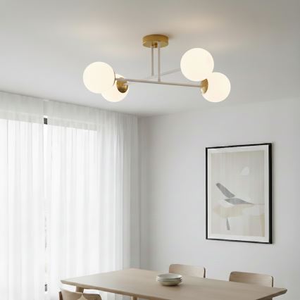 Brilagi - Plafonski luster MALIVA 4xE14/15W/230V zlatna/bela