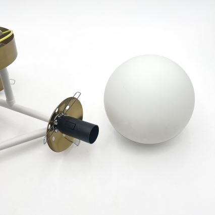 Brilagi - Plafonski luster MALIVA 4xE14/15W/230V zlatna/bela