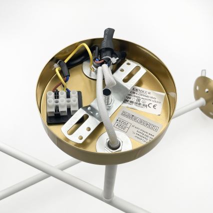 Brilagi - Plafonski luster MALIVA 4xE14/15W/230V zlatna/bela