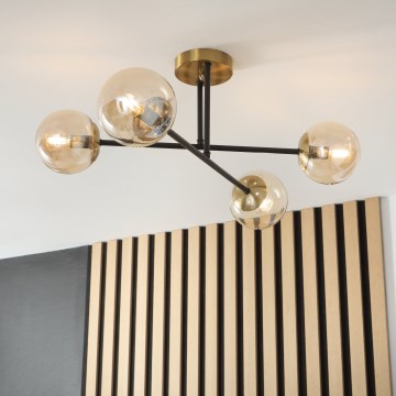 Brilagi - Plafonski luster MALIVA 4xE14/15W/230V zlatni