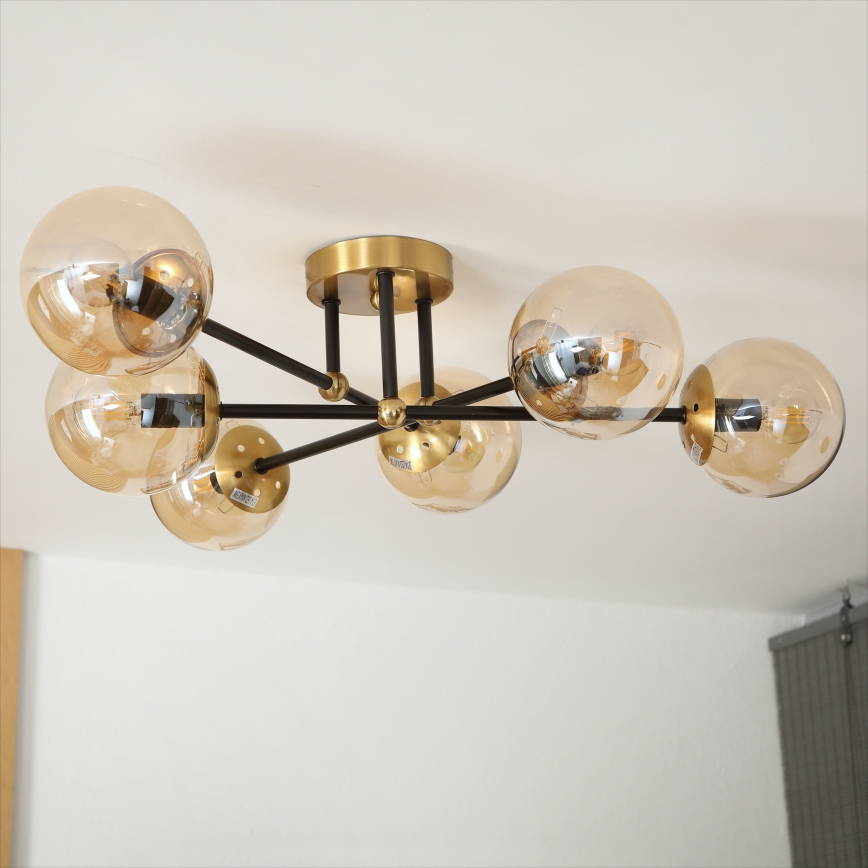 Brilagi - Plafonski luster MALIVA 6xE14/15W/230V zlatna