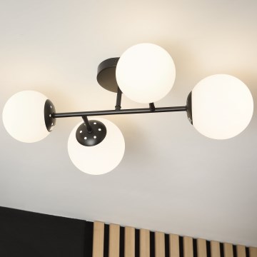 Brilagi - Plafonski luster MALONY 4xE14/20W/230V crna