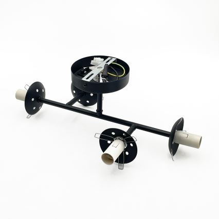 Brilagi - Plafonski luster MALONY 4xE14/20W/230V crna
