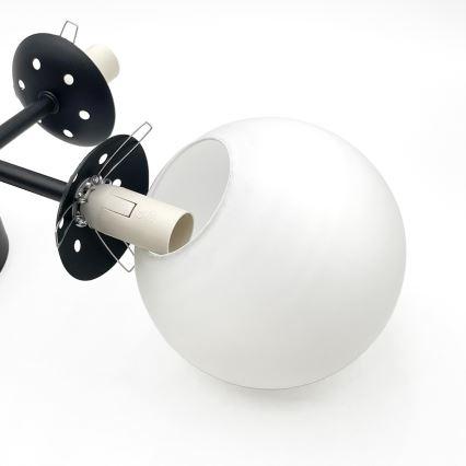 Brilagi - Plafonski luster MALONY 4xE14/20W/230V crna