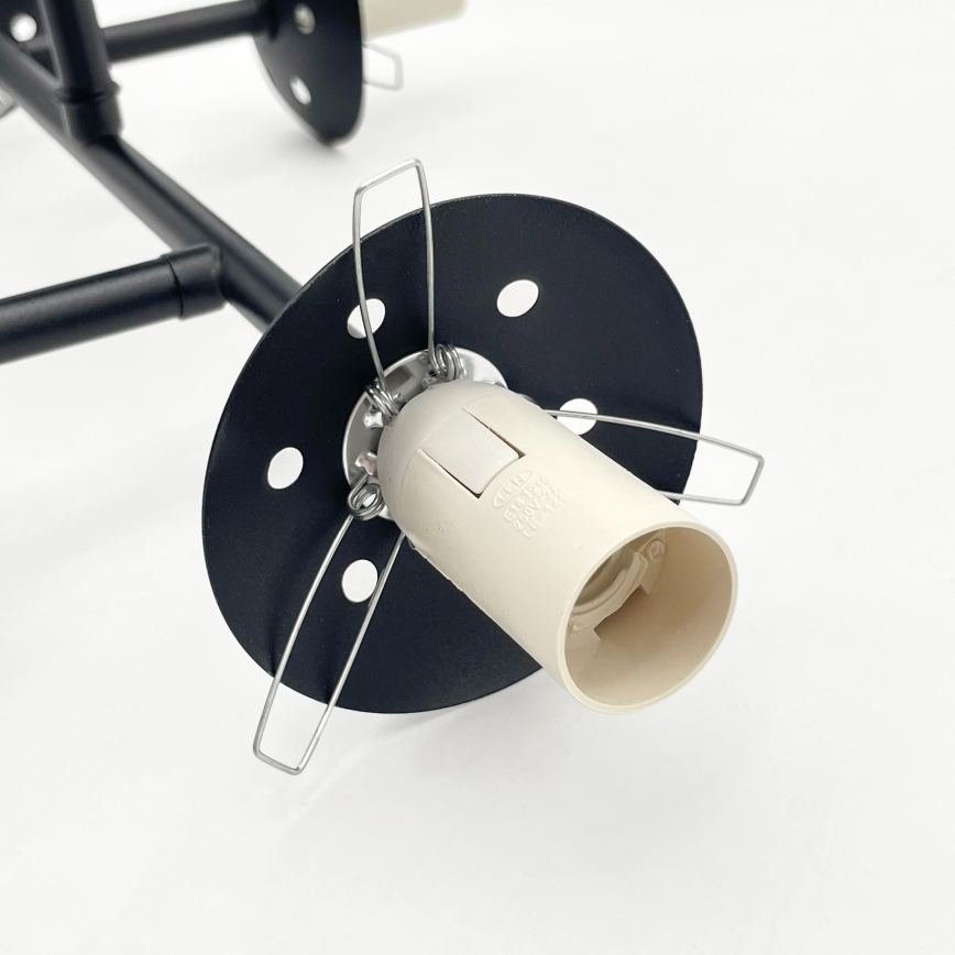 Brilagi - Plafonski luster MALONY 4xE14/20W/230V crna