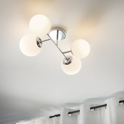 Brilagi - Plafonski luster MALONY 4xE14/20W/230V sjajni hrom