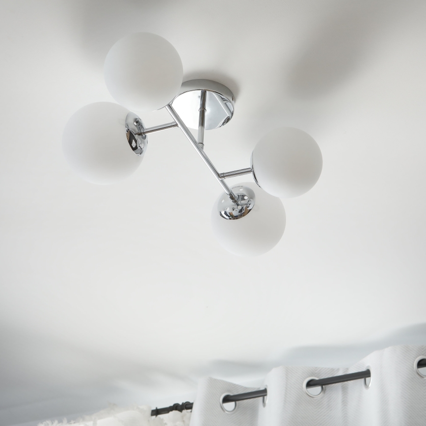 Brilagi - Plafonski luster MALONY 4xE14/20W/230V sjajni hrom