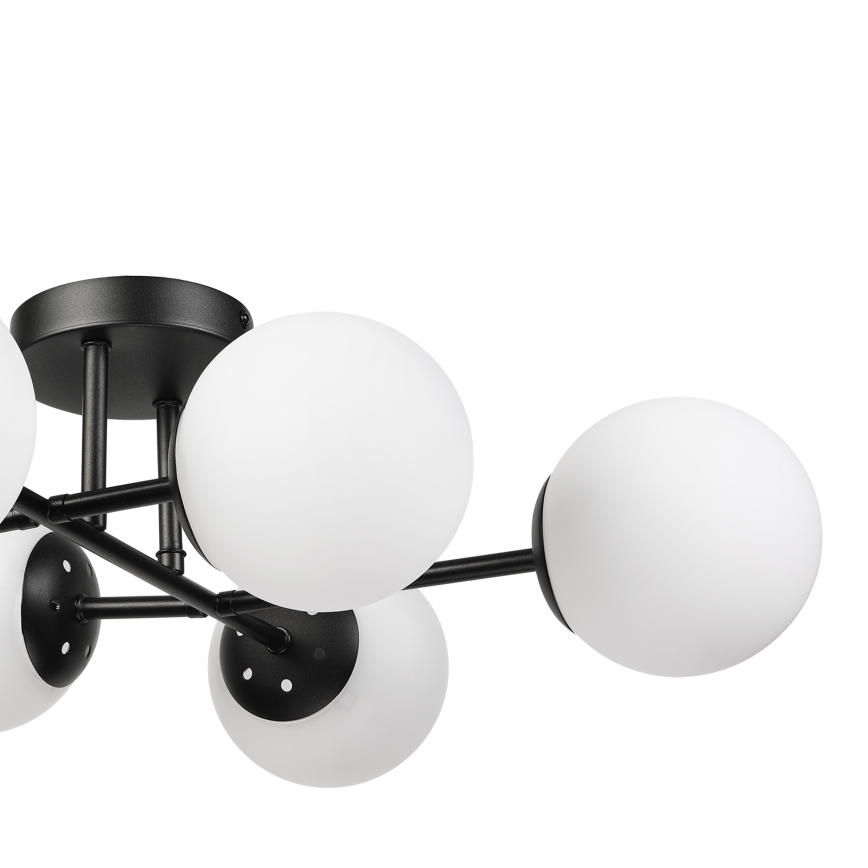 Brilagi - Plafonski luster MALONY 6xE14/20W/230V crni